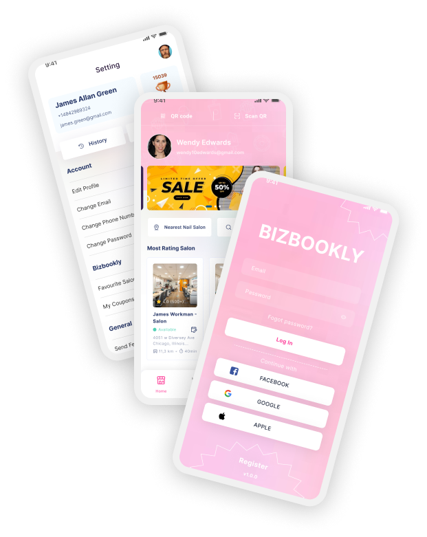 Bizbookly – Mobile Application